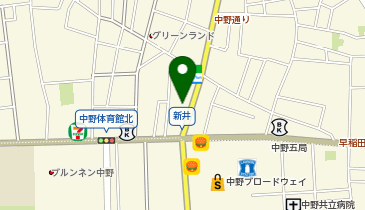プログラミング教育 HALLO スクールIE 中野北口校の地図画像
