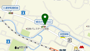 プログラミング教育 HALLO スクールIE 衣笠校の地図画像