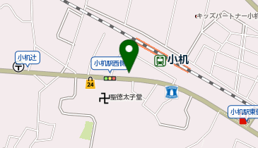 プログラミング教育 HALLO スクールIE 小机校の地図画像