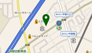 プログラミング教育 HALLO スクールIE みらい平校の地図画像