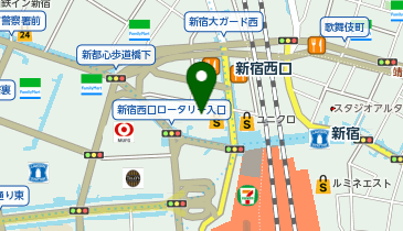 ゴンチャ 新宿西口ハルク店の地図画像