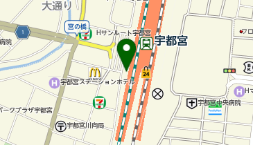 ゴンチャ 宇都宮パセオ店の地図画像