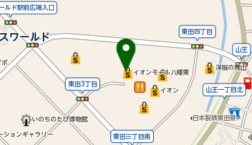 ゴンチャ イオンモール八幡東店の地図画像