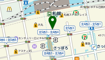 ゴンチャ 札幌アピア店の地図画像