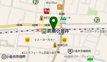 ゴンチャ nonowa武蔵小金井店の地図画像