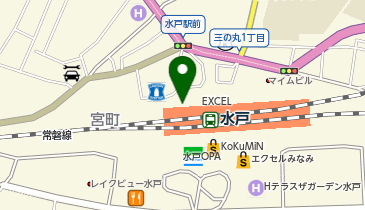 ゴンチャ 水戸エクセル店の地図画像