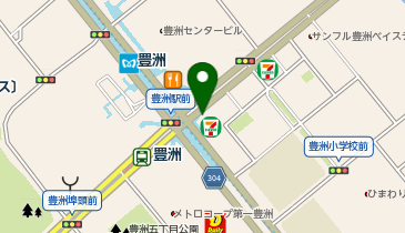 吉野家 豊洲店の地図画像