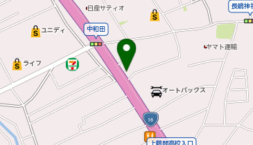 吉野家 16号線上鶴間店の地図画像