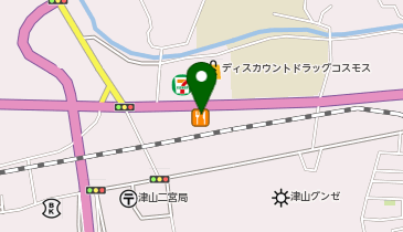 吉野家 179号線津山店の地図画像