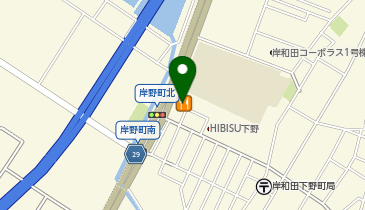 吉野家 臨海岸和田店の地図画像