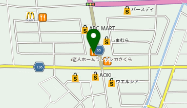 吉野家 佐倉寺崎店の地図画像