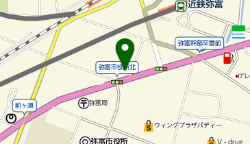 吉野家 1号線弥富店の地図画像