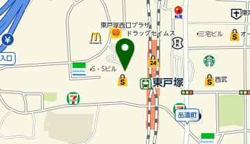 吉野家 モレラ東戸塚西口店の地図画像