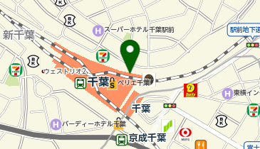 吉野家 ペリエ千葉店の地図画像