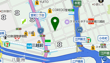 吉野家 日本橋室町店の地図画像