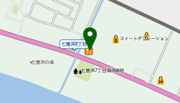 吉野家 228号線北斗七重浜店の地図画像