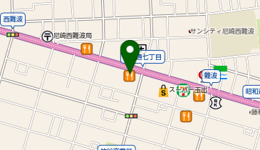 吉野家 尼崎昭和通店の地図画像