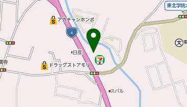 吉野家 4号線仙台山の寺店の地図画像