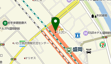 吉野家 盛岡フェザン店の地図画像