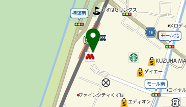 吉野家 京阪くずは駅店の地図画像