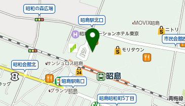 吉野家 昭島モリタウン店(テイクアウト・デリバリー専門店)の地図画像