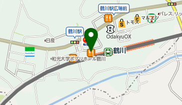 吉野家 小田急鶴川駅店の地図画像