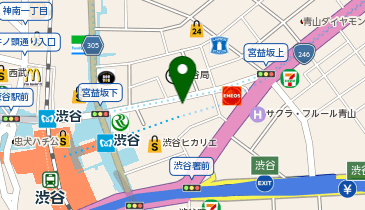 吉野家 渋谷宮益坂店の地図画像