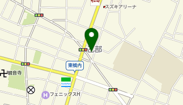 吉野家 津乙部店の地図画像