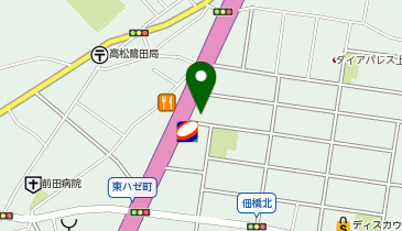 吉野家 高松栗林店の地図画像