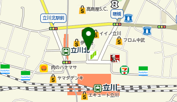吉野家 立川駅北口店の地図画像
