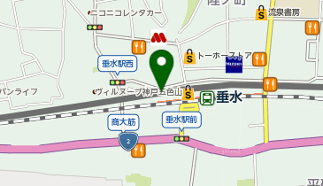 吉野家 垂水駅西口店の地図画像