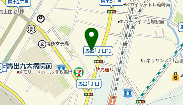 吉野家 吉塚店の地図画像