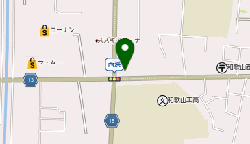 吉野家 和歌山西浜店の地図画像