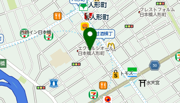吉野家 人形町一丁目店の地図画像