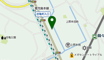 吉野家 上熊本店の地図画像