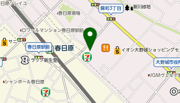 吉野家 福岡春日原店(テイクアウト・デリバリー専門店)の地図画像