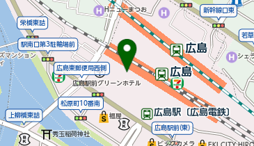 吉野家 ミナモア広島店の地図画像