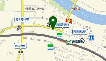 吉野家 東岡崎駅前店の地図画像