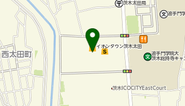 吉野家 イオンタウン茨木太田店の地図画像