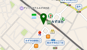 吉野家 みずほ台店(テイクアウト・デリバリー専門店)の地図画像