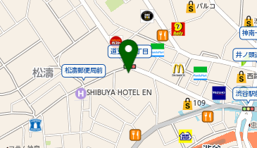 吉野家 渋谷道玄坂通店の地図画像