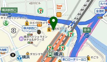 吉野家 横浜駅きた西口店の地図画像