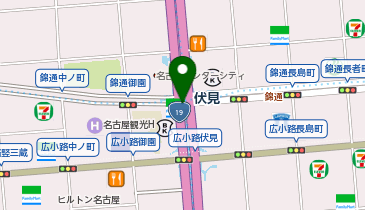 吉野家 ヨリマチ伏見店の地図画像