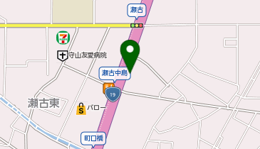 吉野家 新守山店の地図画像