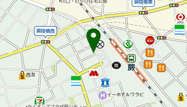 吉野家 蕨駅西口店の地図画像