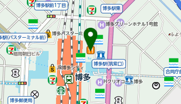 吉野家 博多デイトスアネックス店の地図画像