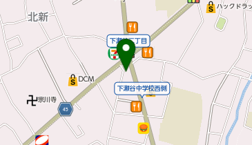吉野家 環状4号線下瀬谷店の地図画像