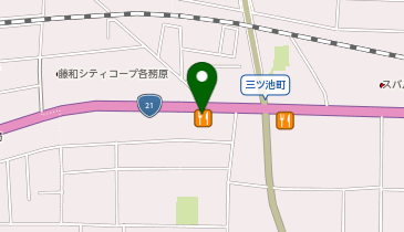 吉野家 21号線各務原店の地図画像