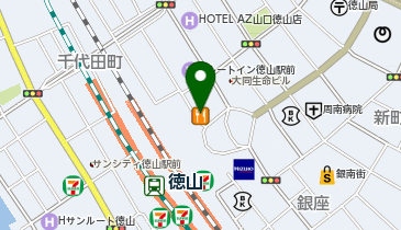 吉野家 徳山駅前店の地図画像