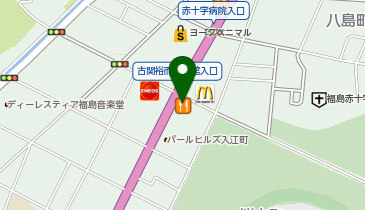 吉野家 4号線福島入江町店の地図画像